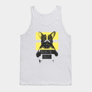 Rebel dog (yellow) Tank Top